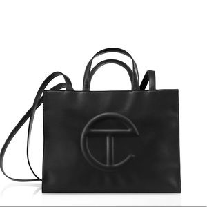 TELFAR Medium Black Shopping Bag